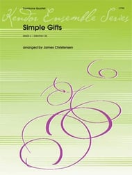 Simple Gifts Trombone Quartet cover Thumbnail